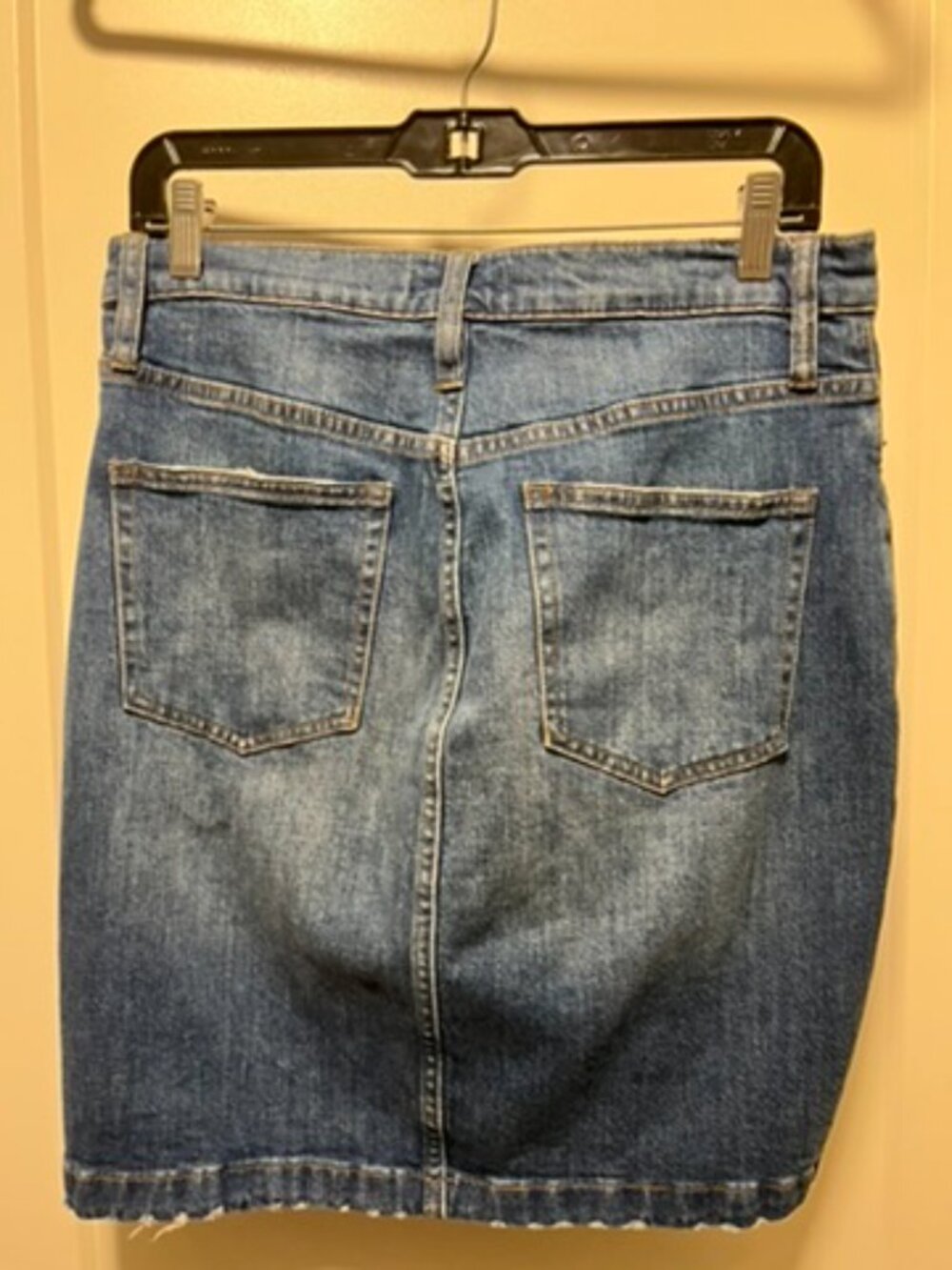 J Crew Jeans Denim Skirt buttonup - Picture 2 of 3